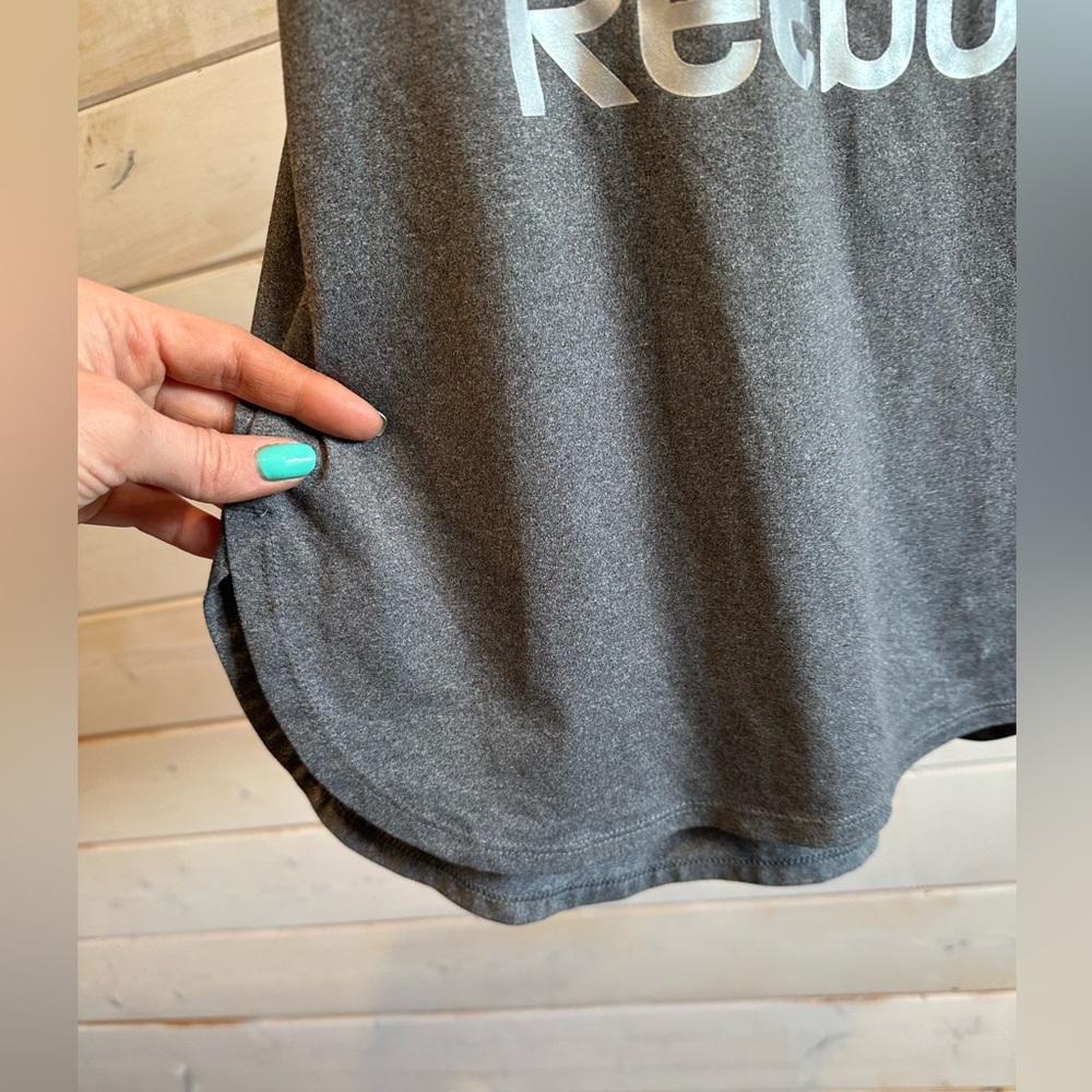 Reebok | Grey Racerback Muscle Tank - Picture 4 of 5